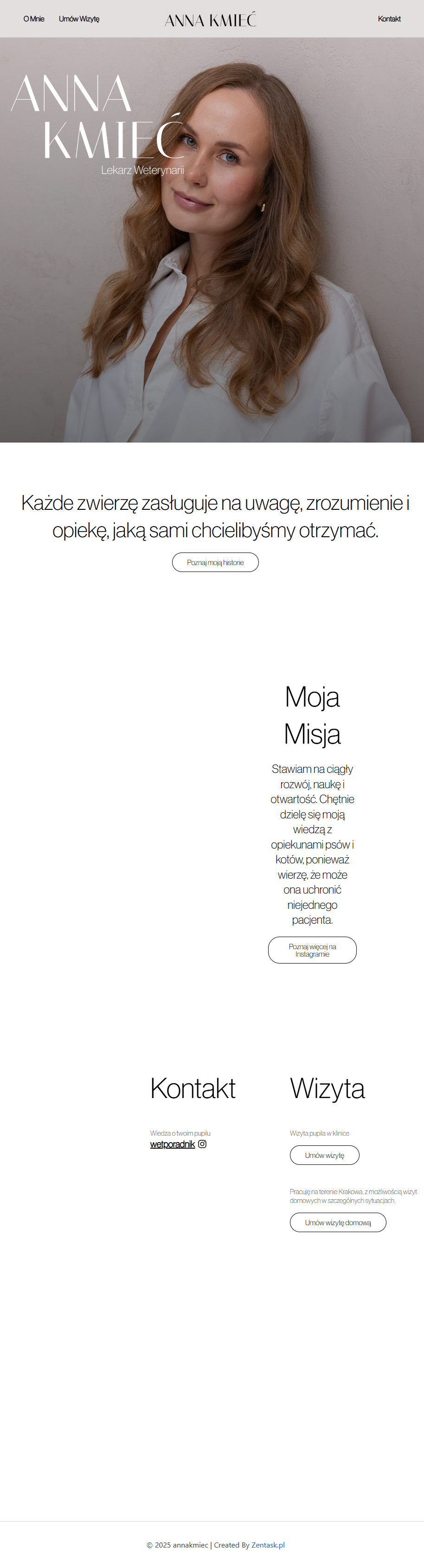 Strona weterynarza annakmiec.pl